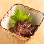 Firefly squid pickled in soy sauce