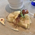 プロヴァンスの日曜日 - 春キャベツとたけのこのテリーヌ、ホタルイカ