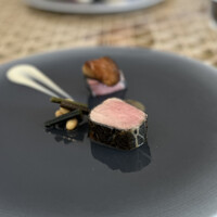 レストラン ラルモワーズ - 低温調理した豚肉