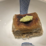 蕗の薹豆腐　山葵