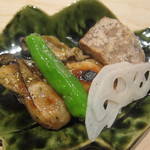 くろぎ - 牡蠣照焼　酢蓮根