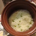 くろぎ - うすい豆ご飯
