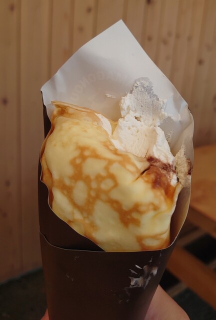 自然卵のクレープ モアイ店 - 志津川（クレープ・ガレット）の写真