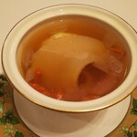 Chuugoku Ryouri Shinagawa Daihanten - 肉団子とフカヒレ蒸しスープ