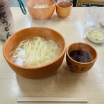 釜揚うどん一紀 - 釜揚げうどん大盛り