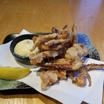 雲レストラン - イカゲソ揚げマヨネーズ添え(825円)