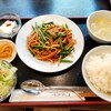Shinwaigaku - 豚肉とニンニク芽の炒め　780円