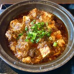 四川料理 日出人 - 贅沢ランチBセットの麻婆豆腐