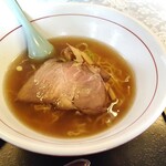 駅前食堂 - 「中華そば」あっさりを選択