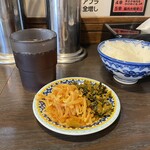 タンメン　ニュータマヤ - 無料のライスに辛モヤシとピリ辛高菜