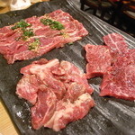 炭火焼 ゆうじ - 赤身盛り合せ