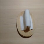 くるますし - この おしぼり入れも 作ってもらったそう 