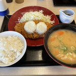 かつや -  おろしカツ定食　869円