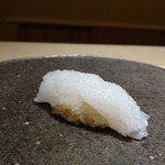 くるますし - アオリイカ２日ねかせ包丁で ねっとり