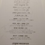 レフェルヴェソンス - 本日の野菜