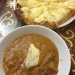 パトワール - マトンカレー、チーズナン