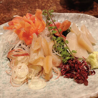 築地青空三代目  銀座三越 - 貝3種のお造り