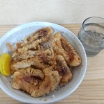 立ち喰いそば屋 天勇 - げそ丼