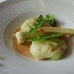 葉山庵Tokyo - 旬の海の幸と焼き野菜のキャベツ包み