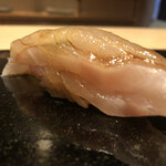 鮨 なかむら - 天草の白甘鯛の昆布締め