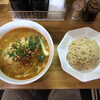 食膳軒 - 日替り定食 四川風担々麺＋炒飯