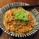 らーめん 鶏喰 - ピリ辛 鶏そぼろご飯