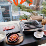焼肉けんじ - カルビ、ユッケ