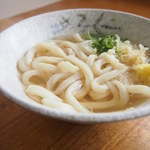 西端手打 上戸 - かけうどん（小）