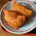 旭川ラーメン熊ッ子 - セットの｢いなり｣♬
中の酢飯は柔らかめ…