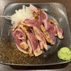 Sumibi Yakitori Iitokodori - 親鶏のタタキ、700円(税別)