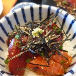 久六 - 自分で丼にしていただきます。