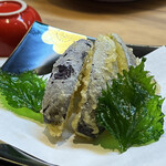 醍醐 - 朝仕込んだナスの浅漬けを揚げたもの
