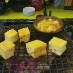 しちりん - 厚揚げ焼き、にんにくオイル焼き