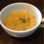 カフェハマツ - ランチのスープ