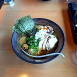 Noukoutorisoba Men Za Kuro - 濃厚焦がしニンニク鶏白湯SOBA 全部のせ