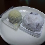 會津 豊玉 - 料理写真:豆大福(150円)&うぐいす餅(170円)