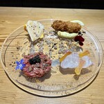 kitchen俊貴 - 4種盛の前菜