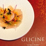 GLICINE di ACQUA PAZZA - スズキのカルパッチョ。