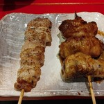 炭火やきとり　吟 - 食べたもの