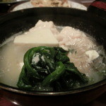 ふじ原 - 鱈の白子の酒蒸しポンズ