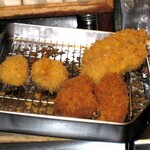 とんかつ けい太 - 出番を待つカツたち