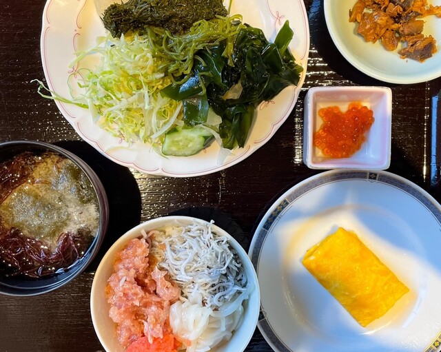 ダイニングレストラン最東端 - 磯鶏（パスタ）の写真