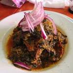 エコ ロロニョン - 2013年2月20日お食事会　「ボマニャニャ」（小松菜とグシの魚介スープ）