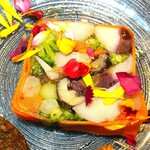 INDIVI - ■季節野菜とｴﾃﾞｨﾌﾞﾙﾌﾗﾜｰのテリーヌ