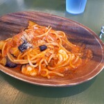 カルモ 小皿イタリアン&生パスタ - 茄子とモッツァレラのトマトソース　1155円税込