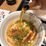 うなぎ和食  しら河 - ほうじ茶で頂きました。