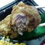 とり多津 - 醬油もも唐揚げの断面！