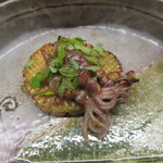 一本杉 川嶋 - 焼きタケノコとホタルイカの炙り