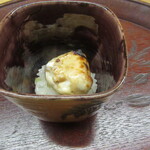 一本杉 川嶋 - フグの白子焼きとモチ米のミニ丼