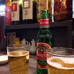 瓦町仔鹿 - 青島ビールで乾杯！